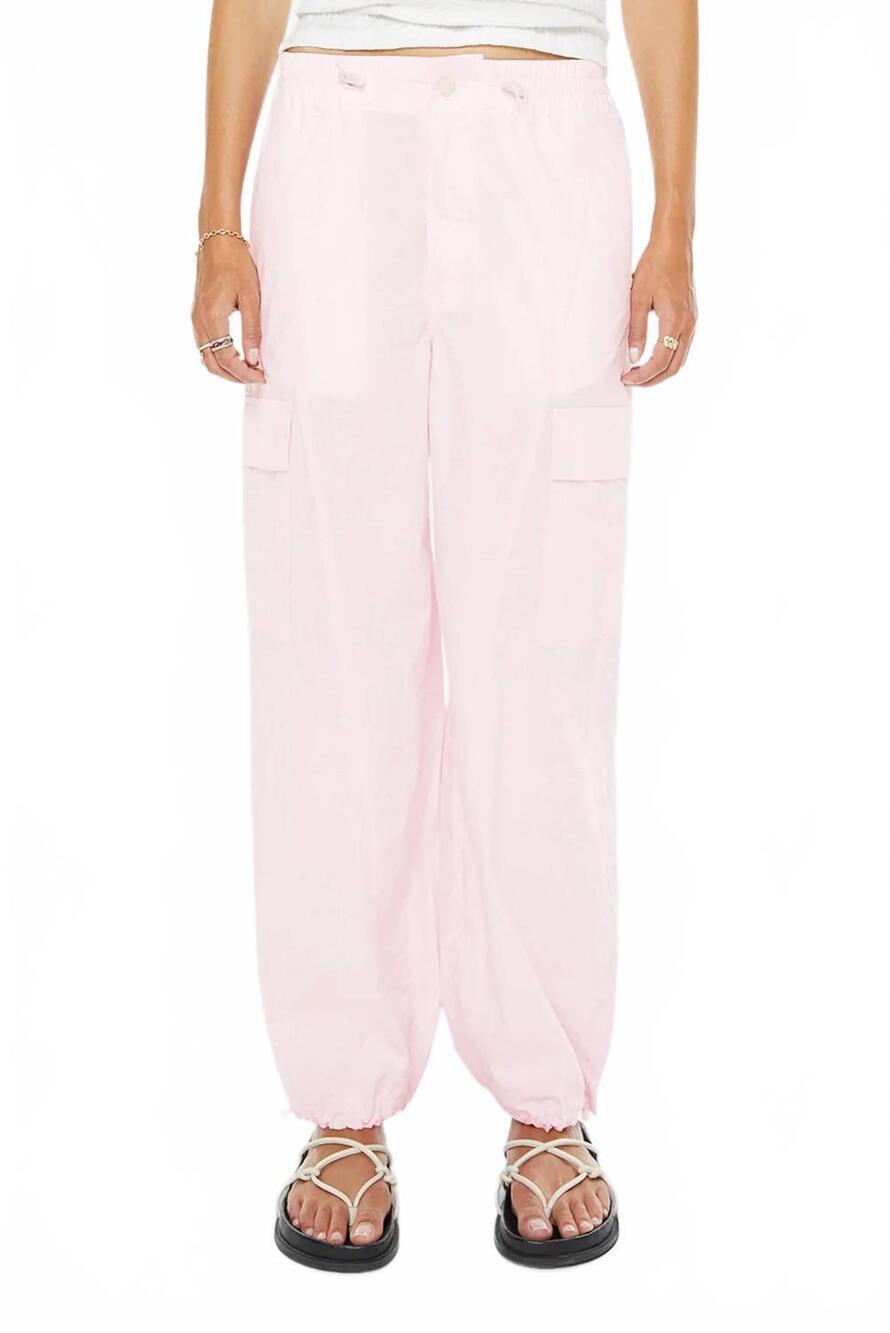 NEW MOTHER seamed skydiver pant in flood ballerina